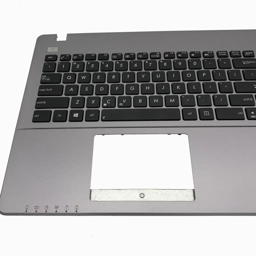 New US Keyboard For ASUS K550D X550D A550D X550DP K550DP W50J W50JK upper case palmrest cover silver color