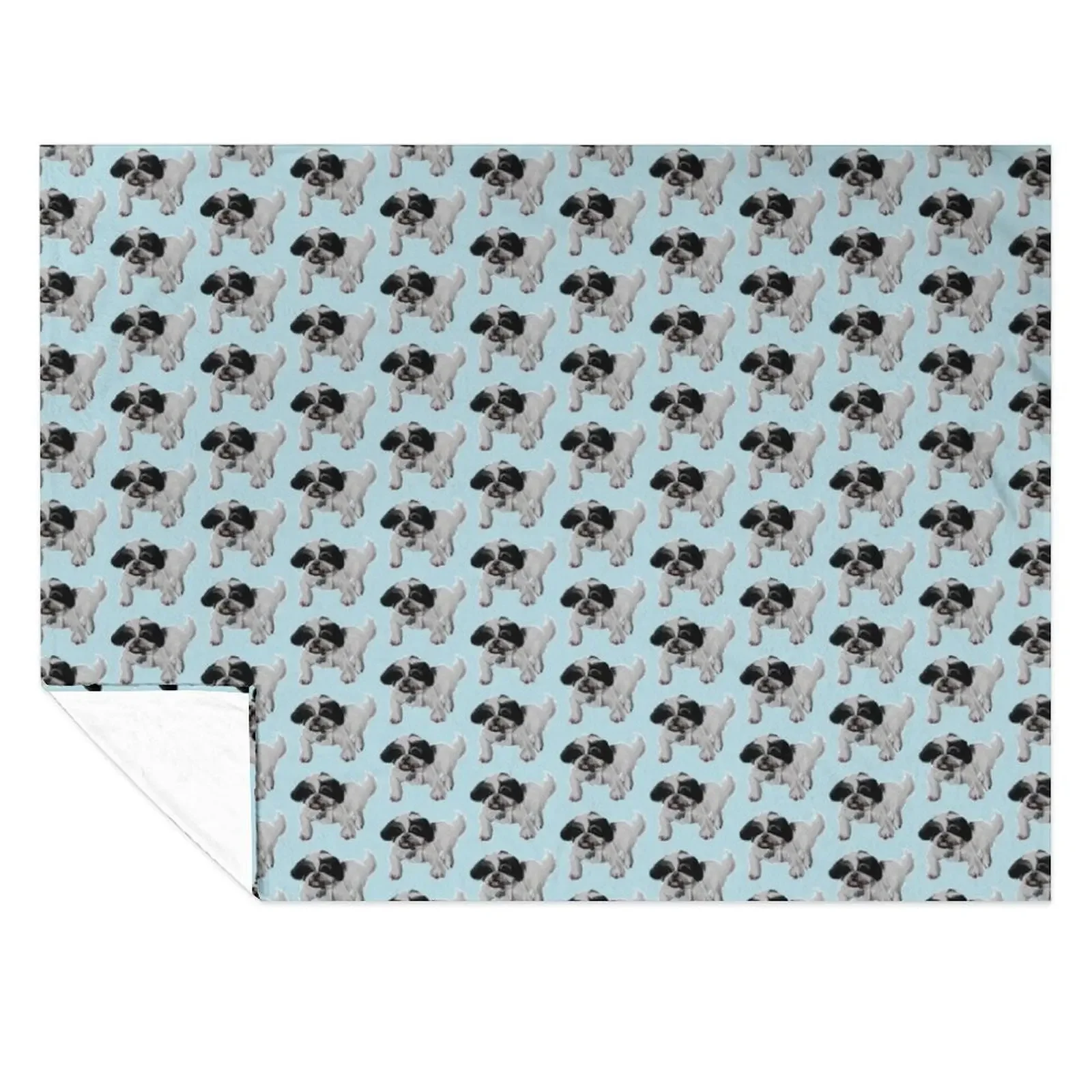 

Cute Realistic Shih Tzu Throw Blanket anime blankets and throws Summer Beddings manga Blankets