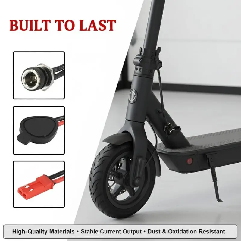 KuKirin G3 G4 Scooter Charger Port Connector Replacement High Quality Fit for Fast Swap Maintenance