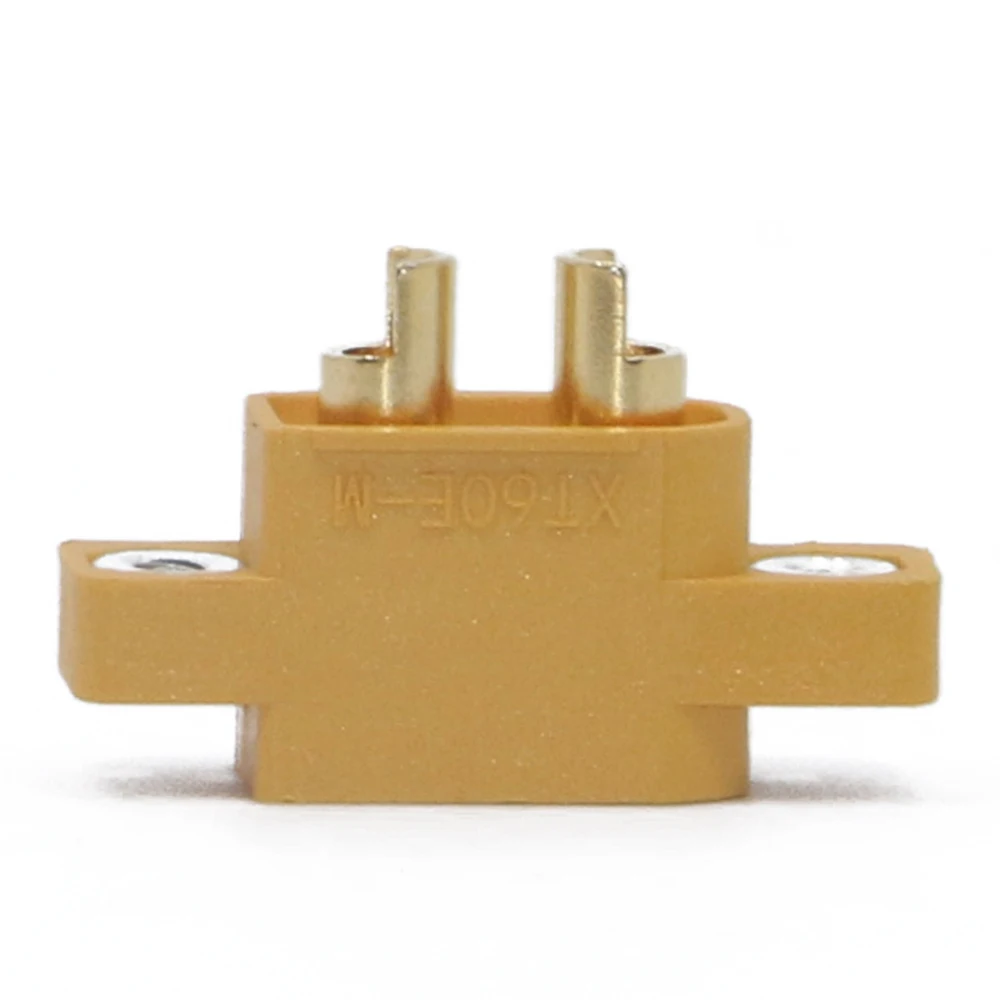 1/2/5/AMASS XT60E-M Mountable Male Plug Connector 4.23g for Racing Models Multicopter Fixed Board DIY Spare Part