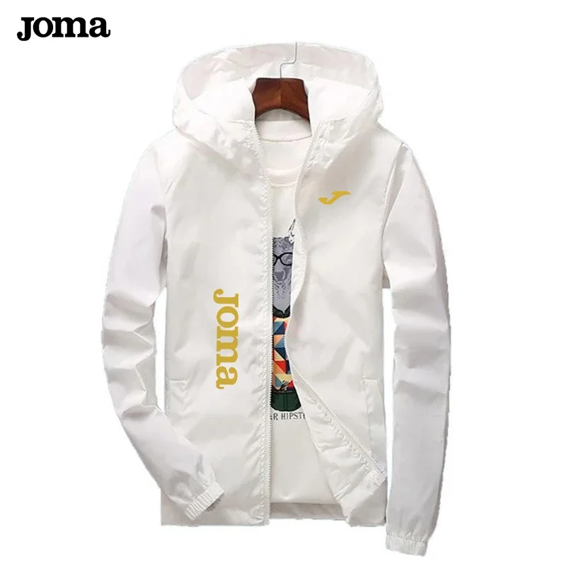 Jomaa brand men's and women's spring/summer casual jacket casual oversized zipper lightweight waterproof style outdoor clothing