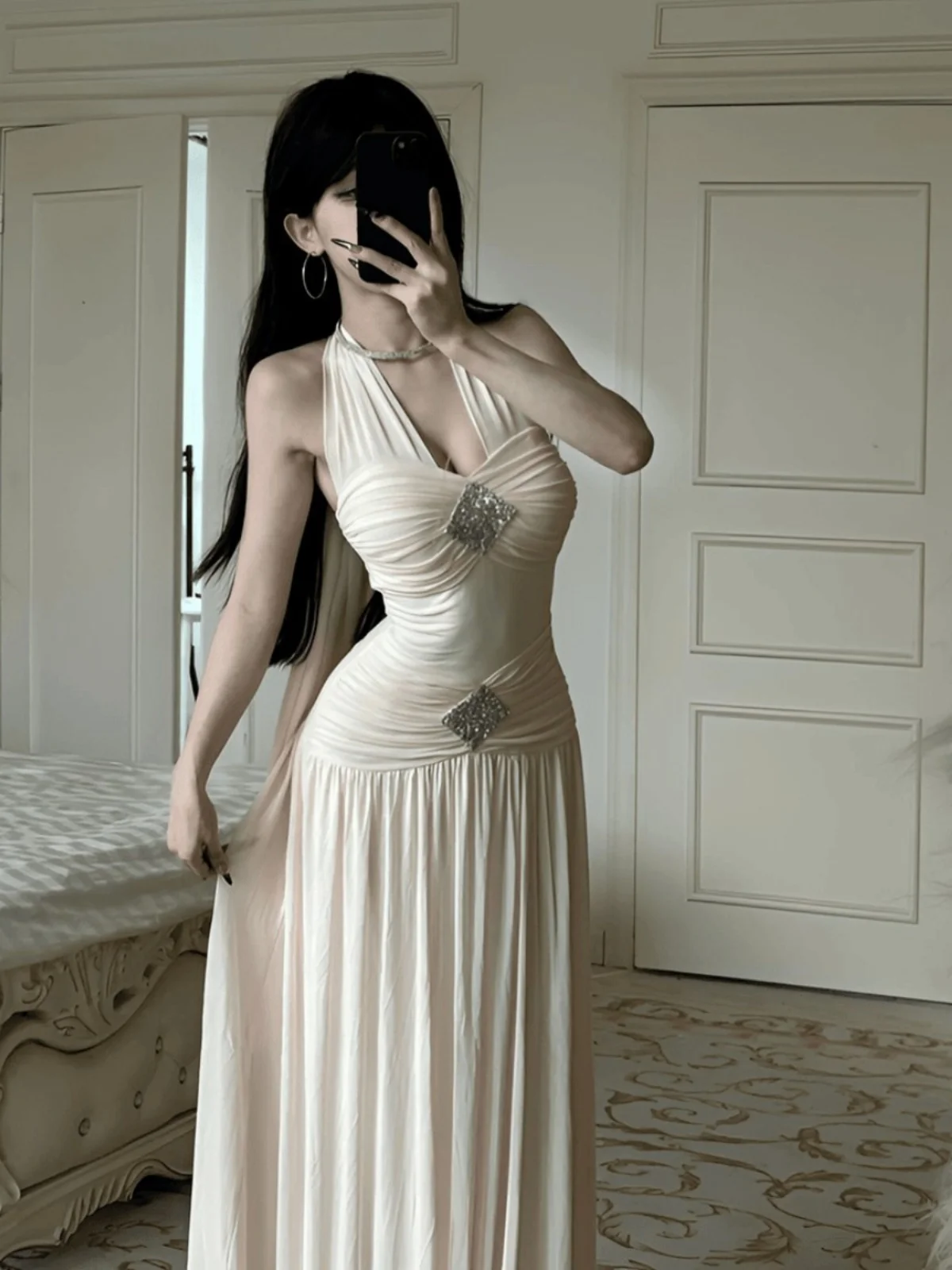 Sexy Women Fashion WrapV-neck Sleeveless Convertible Boho Maxi Club Bandage Long Dress Party Bridesmaid Infinity Robe WH2