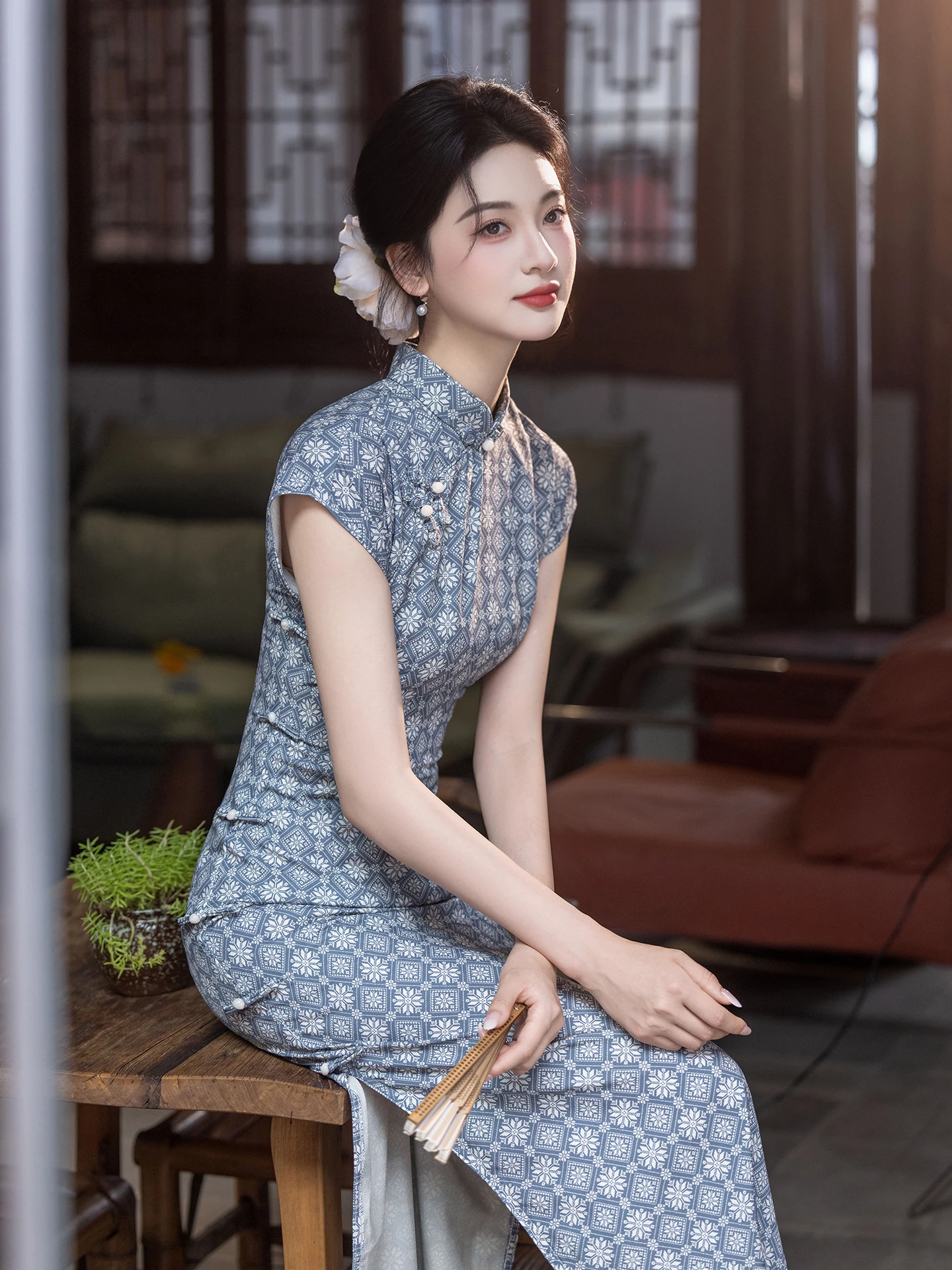 

Новая летняя женская футболка Young Sle Chinese Reformed 2025 с коротким рукавом, средней длины, с боковыми пуговицами