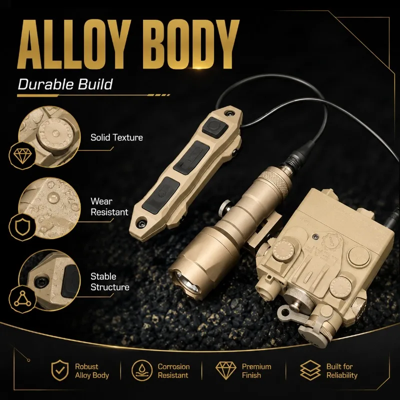 Multifunctional Hobby‑use Beam Locator Kit, Red‑Green Marker Box + M300‑M600 Torch Two‑way Control Pack