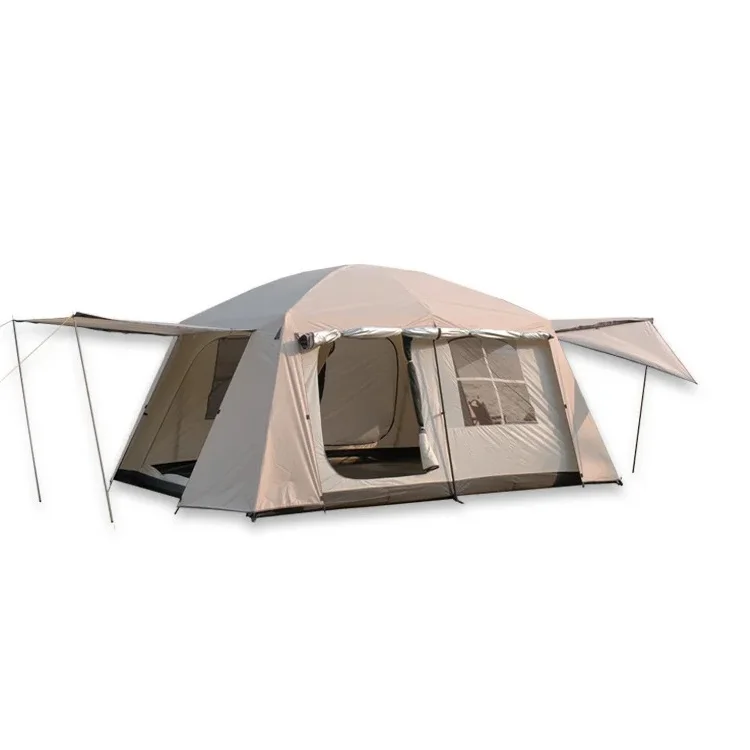 Tiendas de Campaña de 2 Habitaciones para Acampar al Aire Libre, Tiendas de Campaña Grandes para 8, 10 y 12 Personas, Impermeables, para Familias