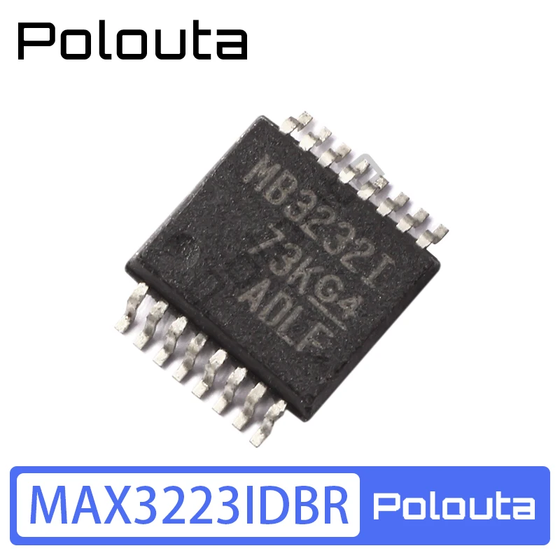4 Buah/Set Polouta MAX3223IDBR MAX3223ID SSOP-20 Driver/Penerima Kit Komponen Akustik DIY Sirkuit Terintegrasi Arduino Nano