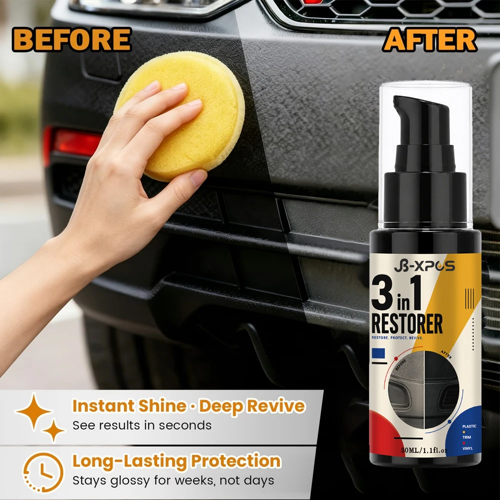 Trim Restorer Plastic - مُجدد تزيينات السيارات البلاستيكية والجلدية لإصلاح