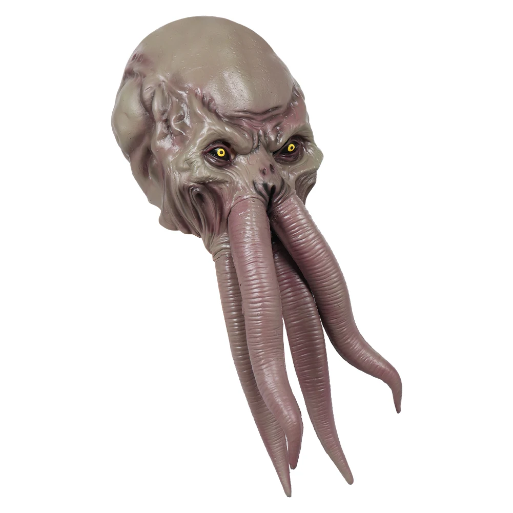 Baldur Cos Gate illithids Mind Flayer máscara Cosplay máscaras de látex casco mascarada fiesta de Halloween accesorios para adultos hombres mujeres