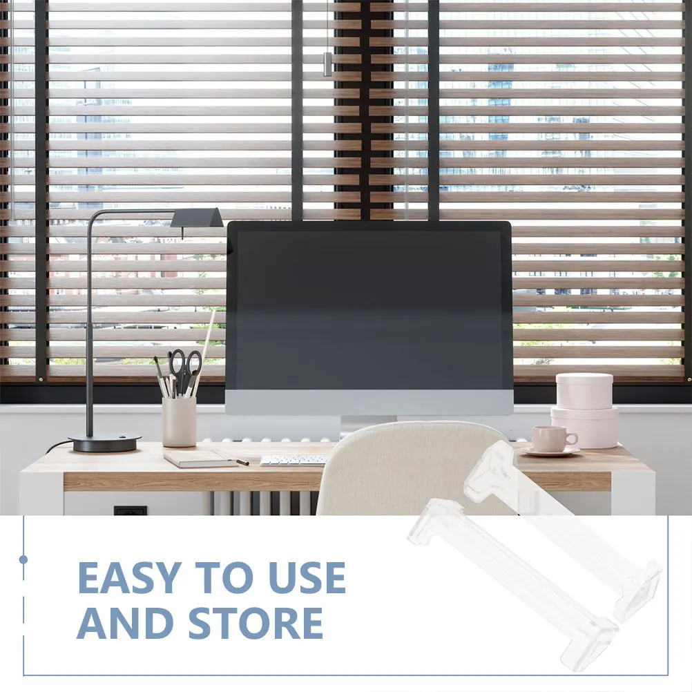 

8Pcs Vertical Blind Valance Clips Clear Wear-Resistant Window Replacement Corners for Curtains Drapes Vertical Blind Repair