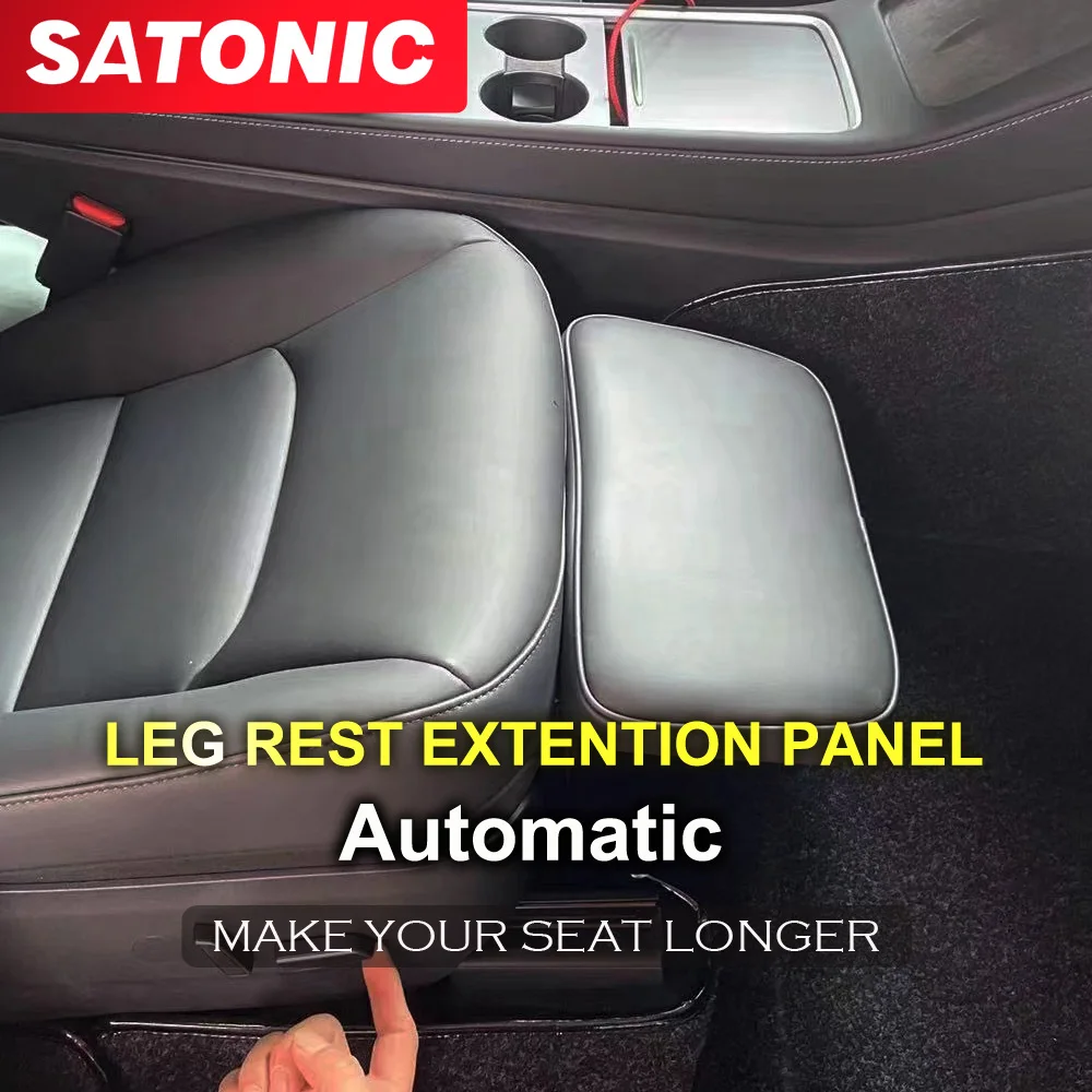 Model Y Leg Rest Extension Panel Seat Foot Resting Pad For Tesla Model 3 Y Soft Foam Waterproof Car Modification Accessorri