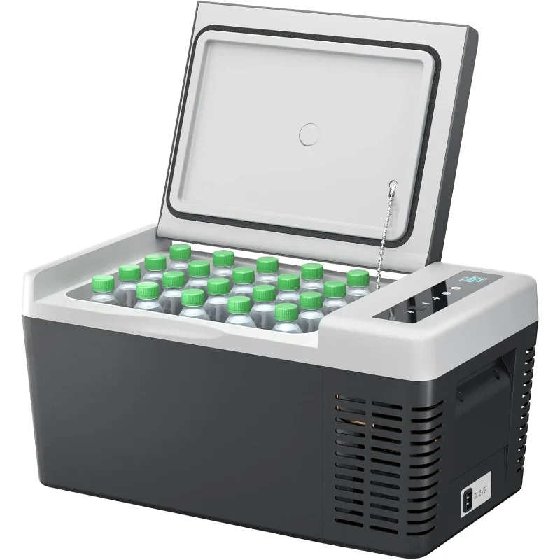 

12 Volt Refrigerator, 20 Quart(18L) Portable Freezer, 12V Car Fridge(-8℉~50℉), Compressor Cooler for Camping, Road Trip