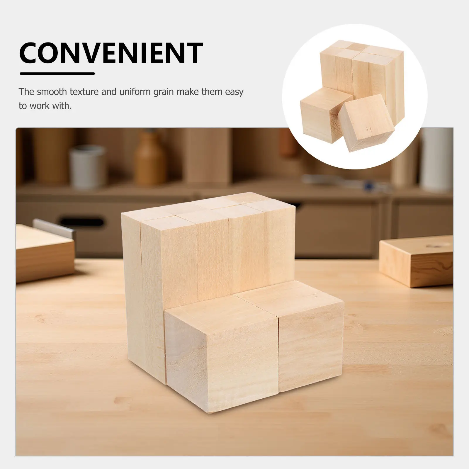10Pcs Basswood Craft Blocks Premium Soft Carving Wood Smooth Texture Resists Cracking Perfect for Beginners Advanced Woodworkers