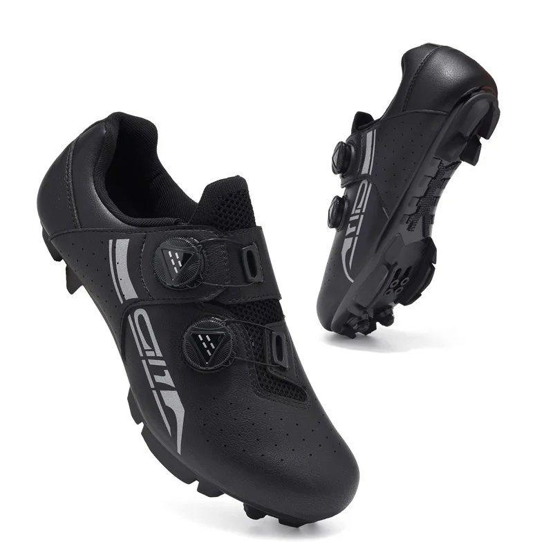 

MTB Cycling Shoes Mountain Bike Shoes Men Women Anti-Slip Indoor Cycling Shoe SPD Cycling Racing Outdoor cleats shoes black male