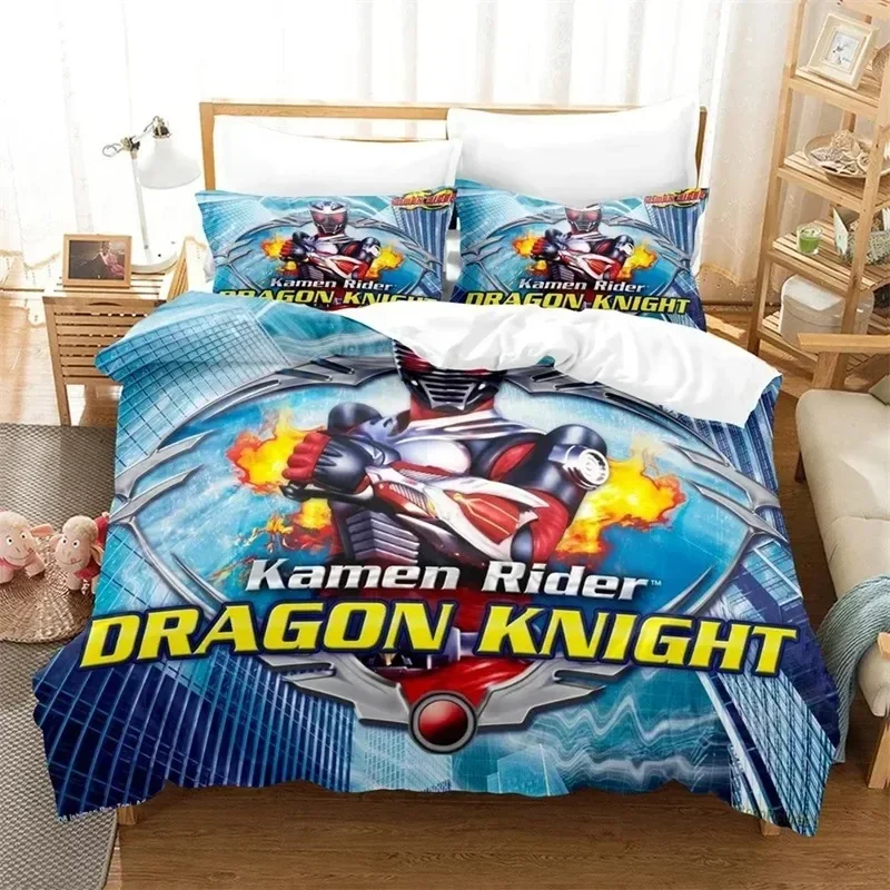 

3D Print Kamen Rider Comfortable Duvet Quilt Cover Pillowcase Bedding Set Children Bedroom Decoration Home Textile