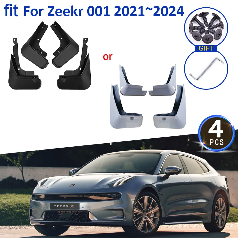 

For Geely Zeekr 001 2021 2022 2023 2024 Accessories Car MudFlap Mud Front Rear Wheels Anti-splash Mudguards Splash Fender Parts