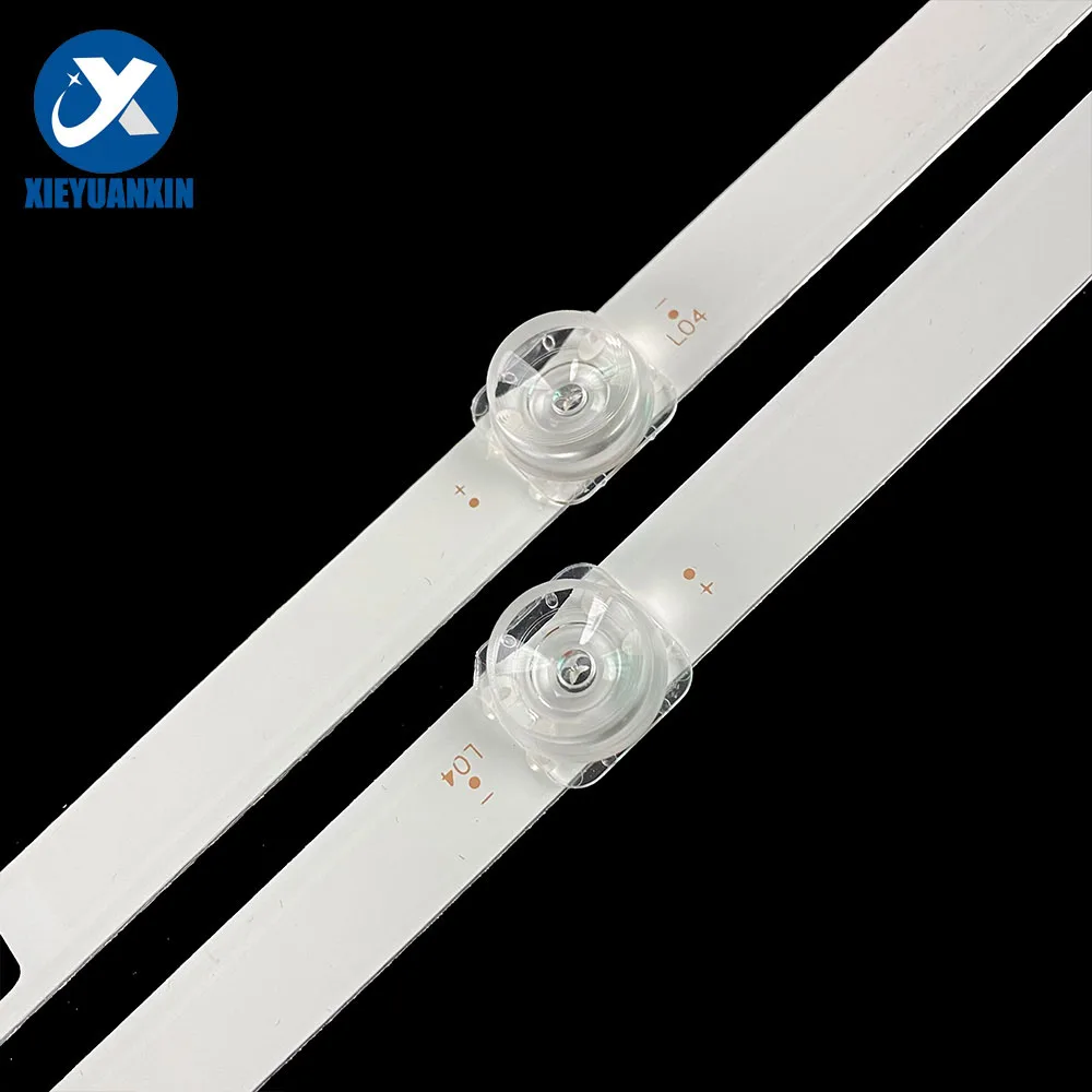 Tira de luces LED de iluminación trasera, accesorio para ChangHong 40in 7led lente cuadrada SA40S57N 4340D8001 SA40S57N ODL40671F piezas, 746mm, 2 RF-BS400S30-0701S-10A2