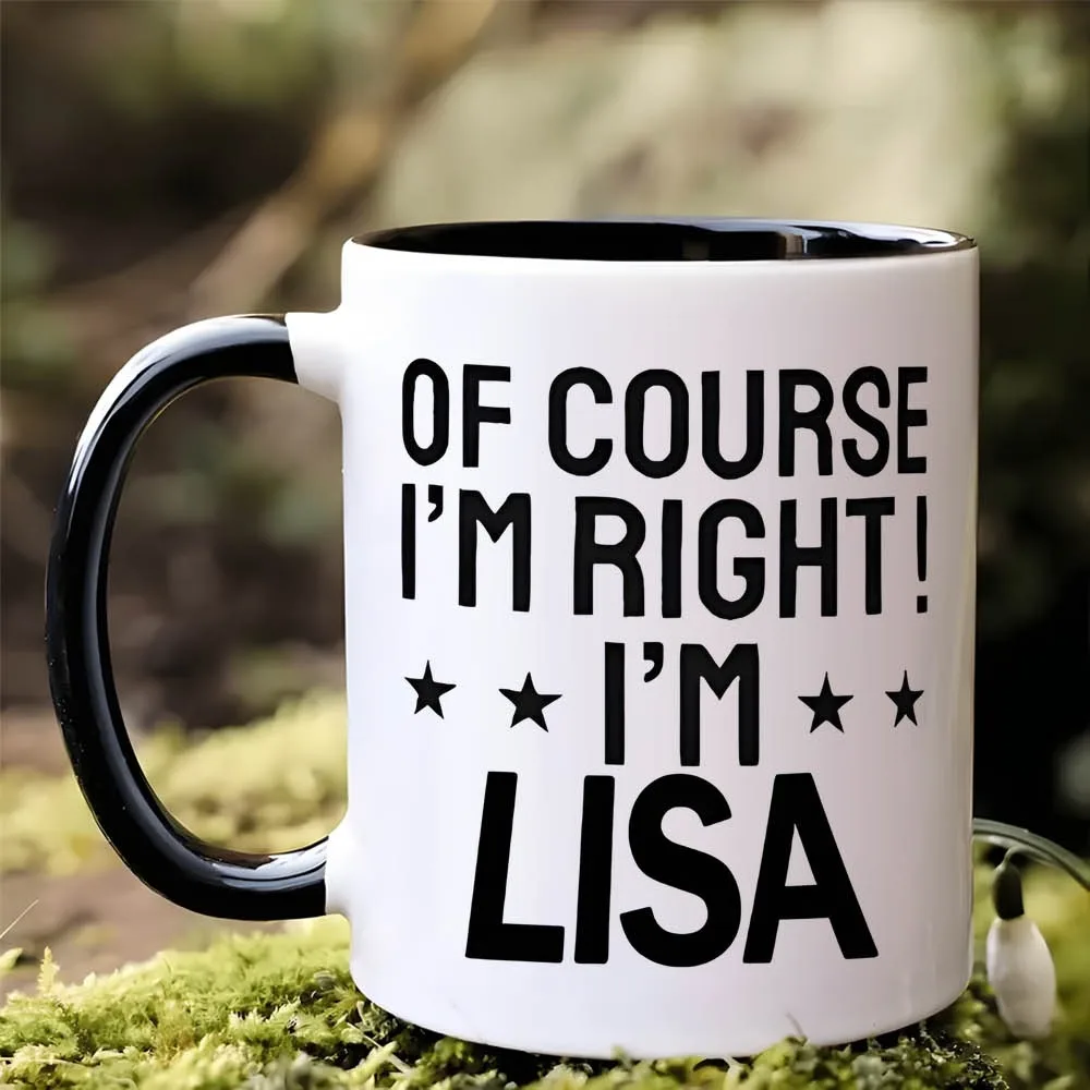 Lisa Unique Definition Ceramic Coffee Mug 11oz Reusable Cup Perfect Birthday Special Event Gift For Best Friends Family