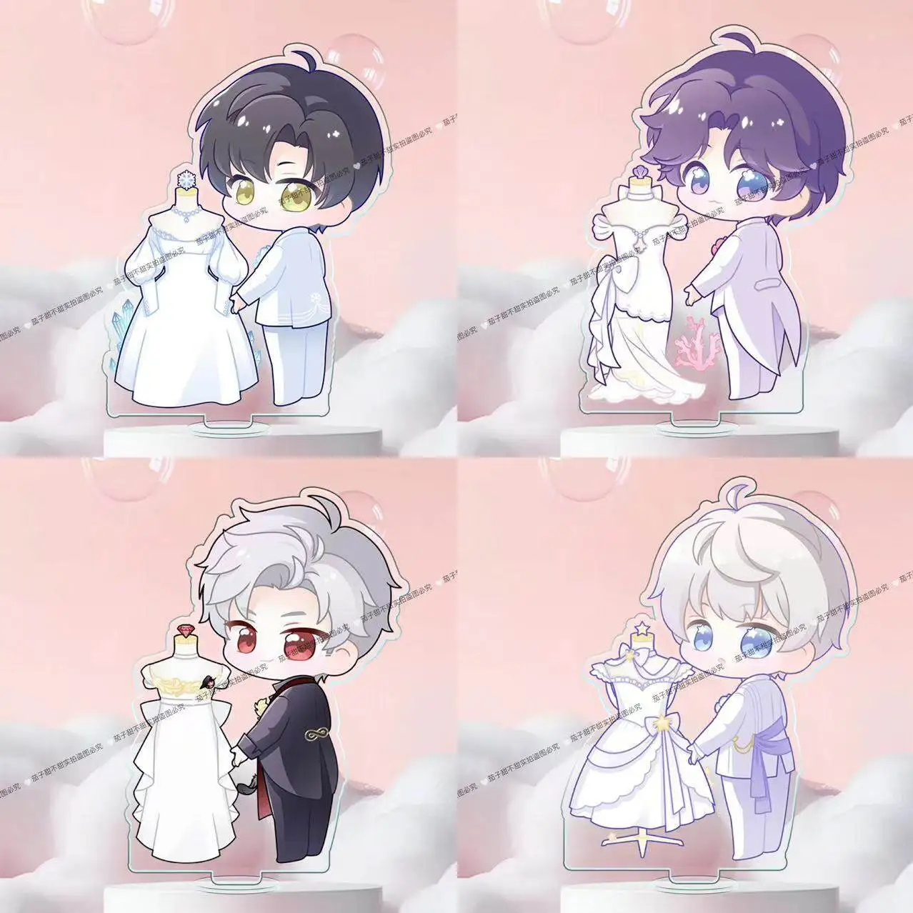 

Акриловая подставка-модель по аниме «Любовь и глубокий космос» с персонажами Цинь Чэ, Шэнь Синхуэй, Ли Шэнь, Ци Юй, настольный декор, стоячая табличка