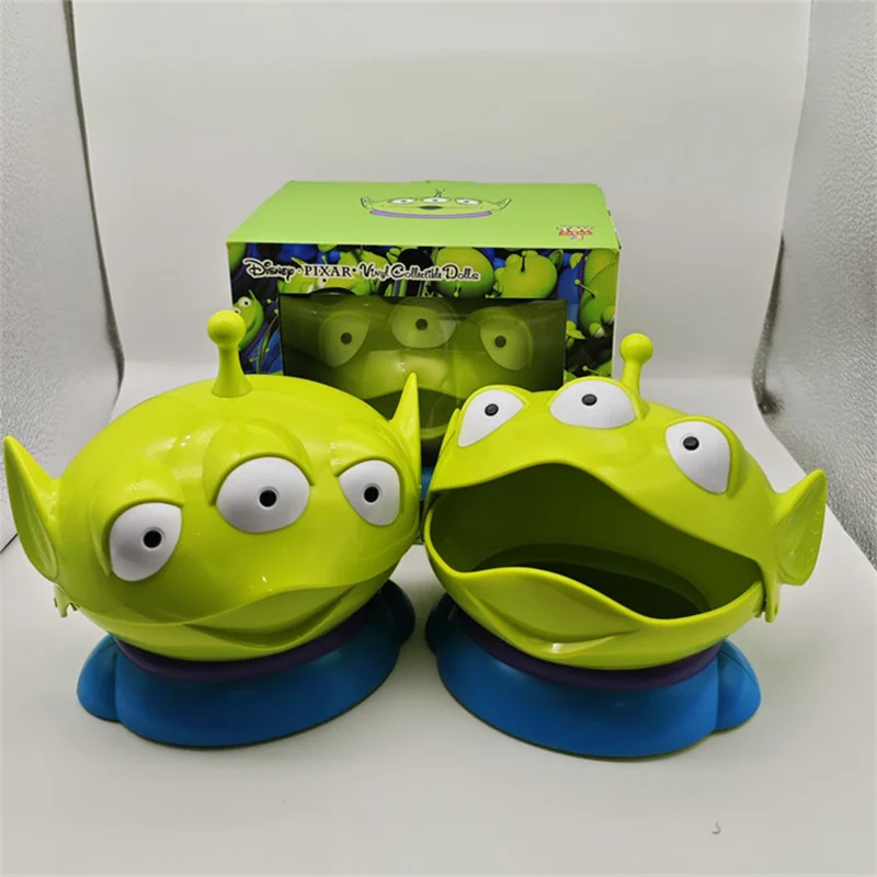 Anime Toy Story Alien Big Mouth Key Storage Box Statue ornamenti Desktop Cartoon Cute Figure regalo di natale