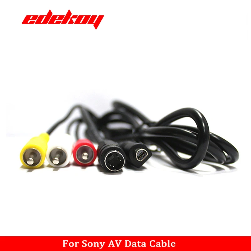 Sony camer VMC-30FS AV Cable 10-Pin DV Connector to 3RCA S-Video Sony DCR Handycam Camcorder Digital Camera VMC-15FS A/V Line