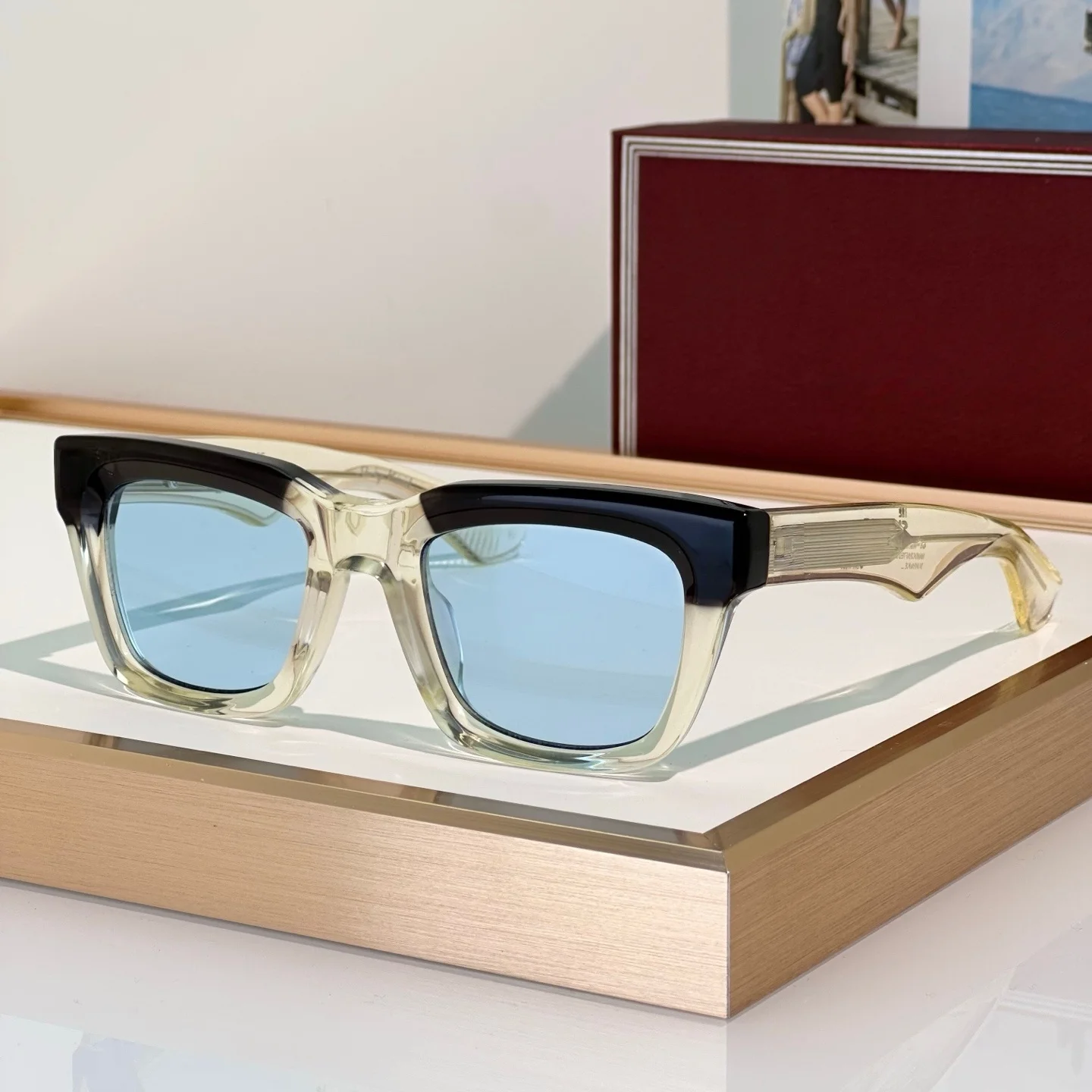 TORRANCE Square Acetate Luxury Fashion Designer Lentes De Sol Hombre High Brand Handcrafted Gafas De Sol Mujer