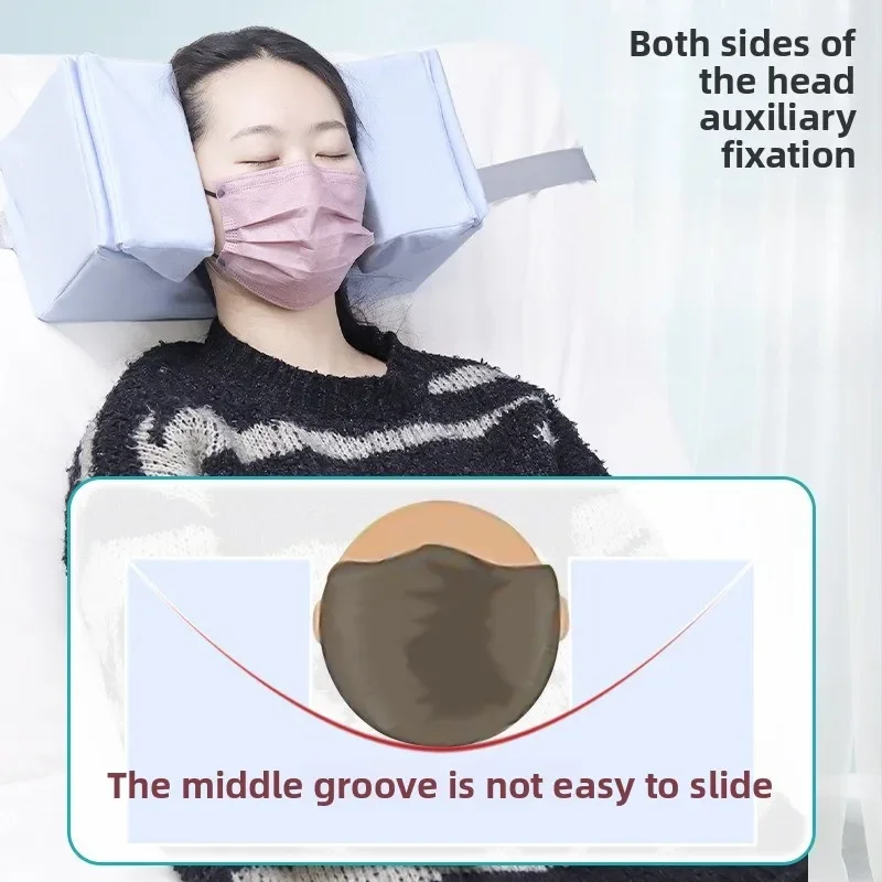 ‌Anti-Side Head Pillow for Patients,Wheelcare Cervical Support Cushion,Adjustable Nursing Pillow,Orthopedic Foam Pad‌