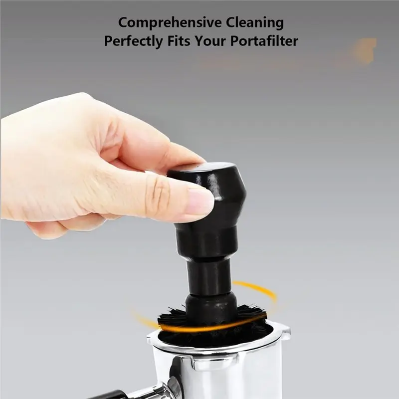 Coffee Portafilter Cleaning Brush 2PCS Coffee Espresso Machine Efficiently Removes Coffee Grounds