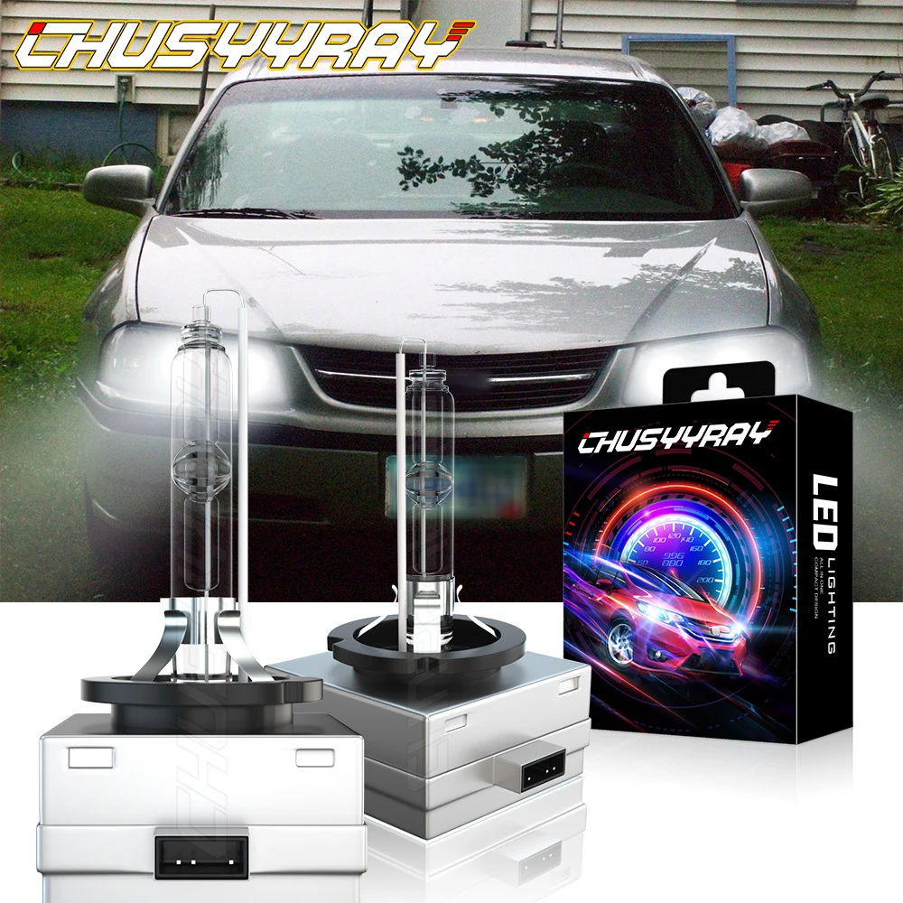 

CHUSYYRAY Car lights Compatible For Chevy Impala 2014-2018 D3S Xenon HID Headlight High Low Beam Bulb Car accsesories luzes