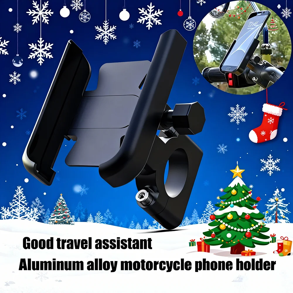 

GPS Navigation Stand Motorcycle Aluminum Alloy Metal Bicycle Mobile Phone Holder Special Motorcycle Bike Riding Smartphone Mount