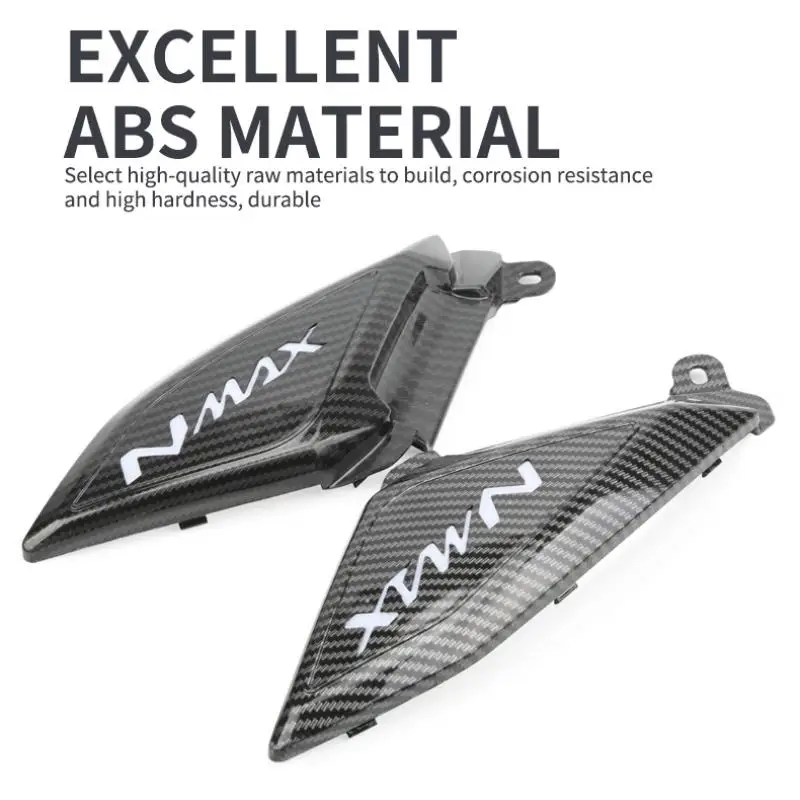 Fit for NMAX NMAX155 Carbon Fiber Side Cover Guard Motorcycles Fairing Decoration Part 12V Universal Accessories