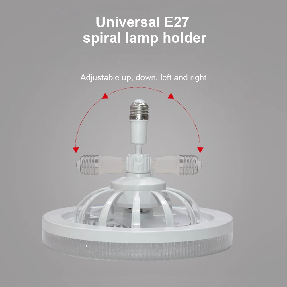 E26/E27ソケットシーリングファンライト3000K/4000K/6000K 50W LED交換用電球/シーリングファン（ポーチ、オフィス、ガレージ、レストラン用）