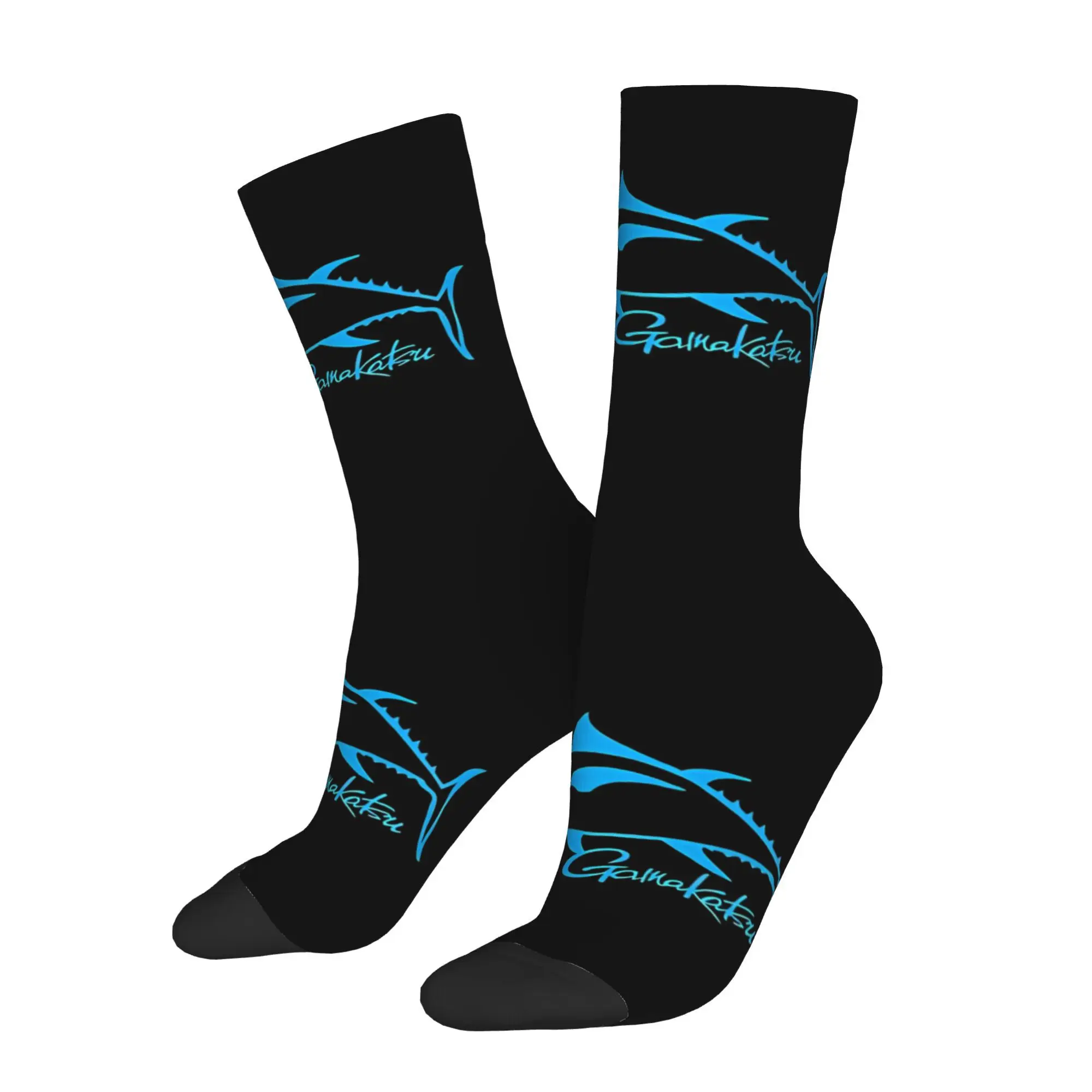 

Retro Gamakatsu Tuna Fishing Men's Socks Unisex Hip Hop Crazy Crew Sock Gift