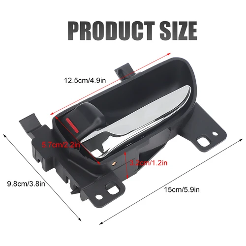 Imagen 2 del producto Manija de puerta Interior izquierda y derecha para Subaru Impreza WRX STI 2008 2009 2010 2011-2021 US 61051FG120JG 61051FJ032VH 61051FJ021VH