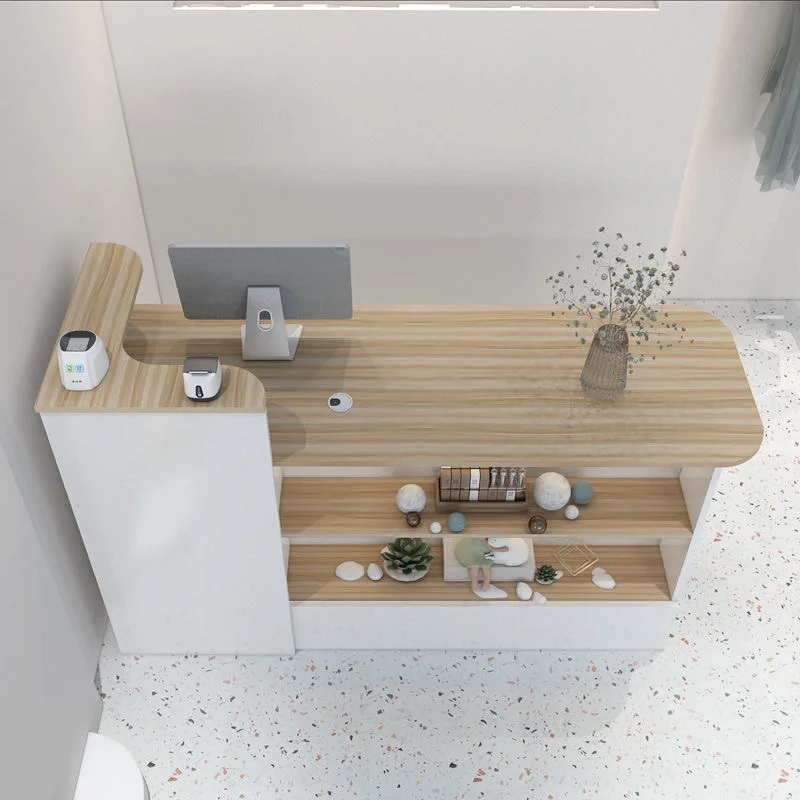 صفحة الخروج بار قوس العداد متجر الملابس النسائية صالون تجميل صغير الاستقبال