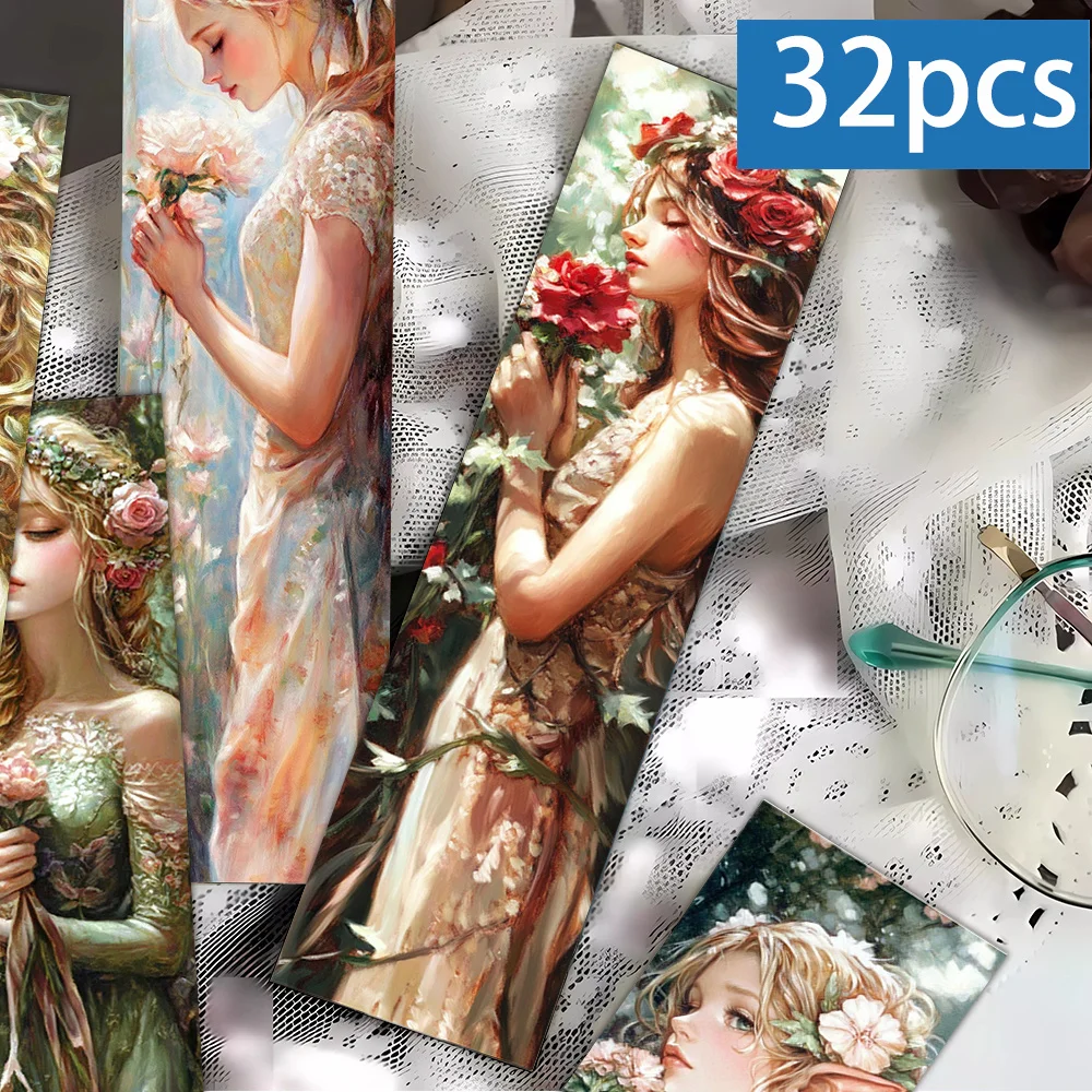 32 pièces, marque-page élégant sur le thème des femmes, un cadeau pour les amateurs de livres, les bibliophiles, les amis et les enseignants, marque-page décoratif DIY