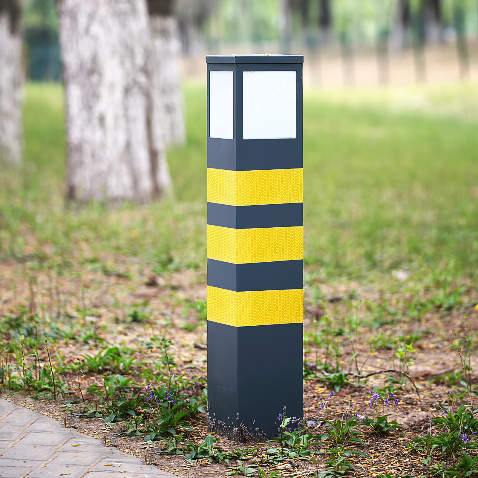 1 Roll Enhanced Visibility Reflective Warning Tape Durable Safety Strips For Roads Parking Lots And Construction