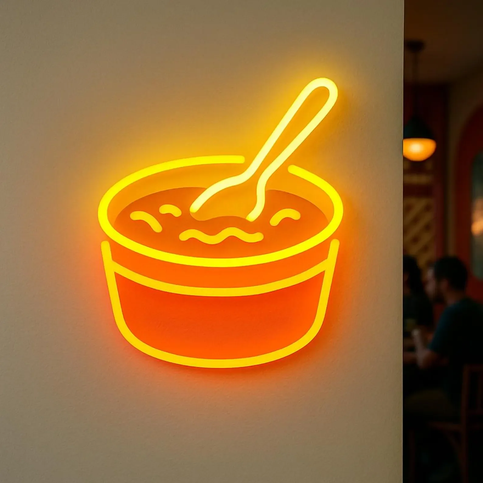 Creme Brulee Neon Sign, Dessert Light, Confectionery Led Sign, Gift Idea Chef, Bakery Neon Decor
