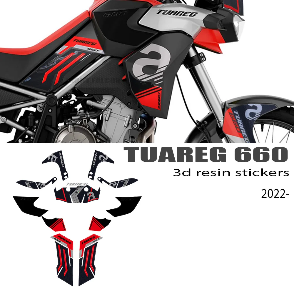 

Tuareg660 3D Epoxy Resin Sticker Protection Kit Tank Pad For Aprilia Tuareg 660 2022-2023