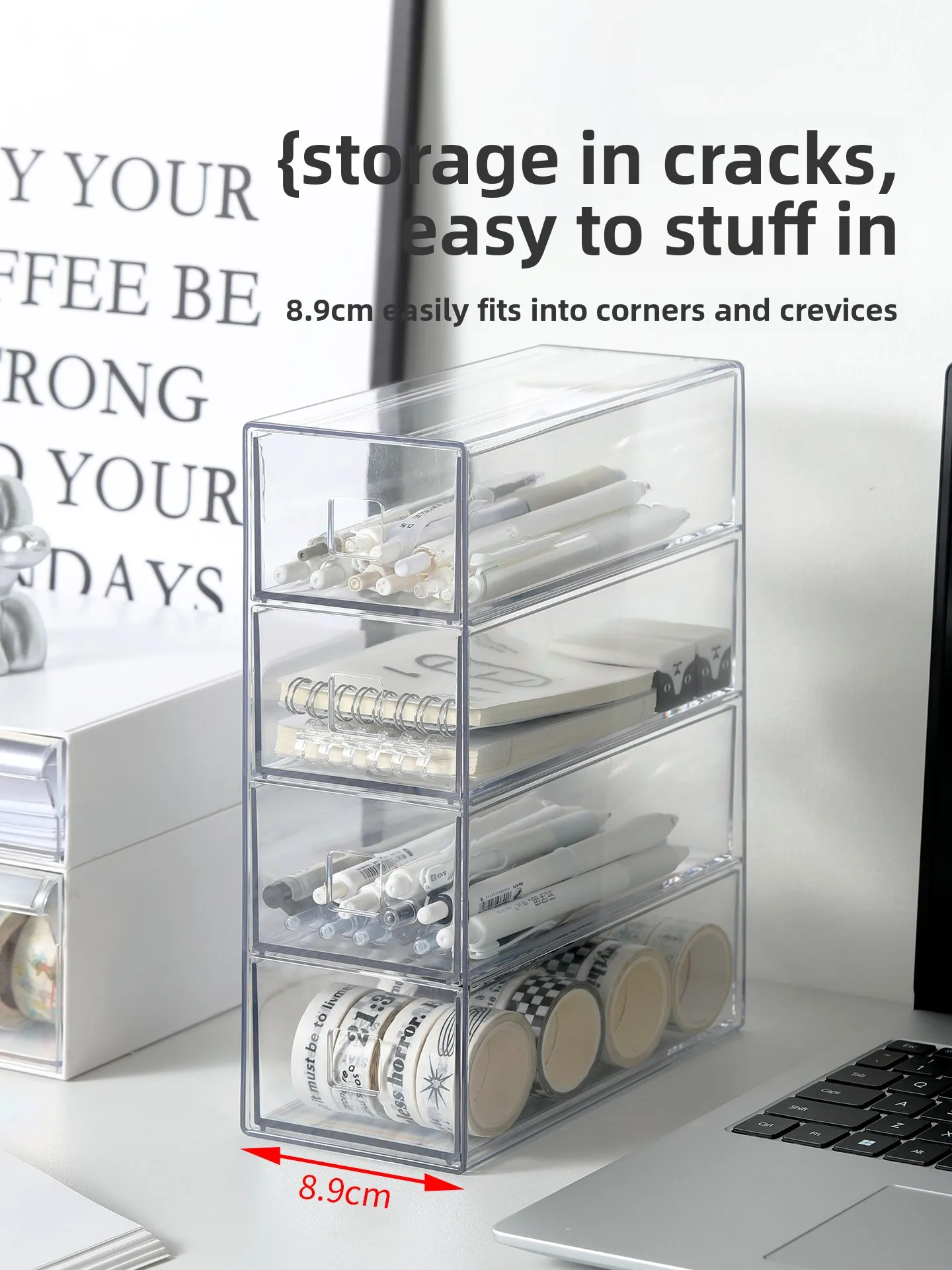 صندوق تخزين من الأكريليك للنظارات Sunade متعدد الطبقات لسطح المكتب وخزانة عرض مقاومة للغبار وشفافة...