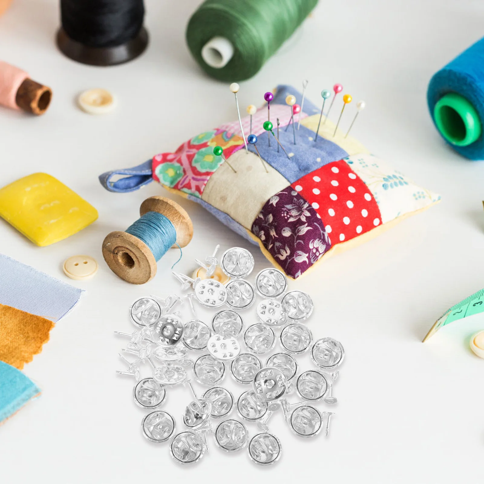 

30 комплектов булавок-клатч-бабочек, металлическая брошь, материалы для изготовления поделок, эмалированные булавки «сделай сам», сменные фиксирующие спинки