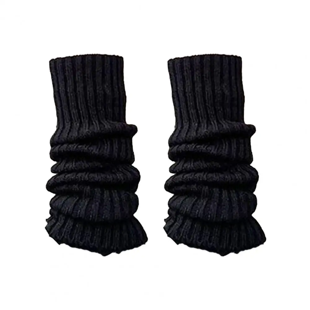 Long Leg Warmers Knitted Leg Warmers Winter Calf Covers Knitted Anti-slip Leg Warmers for Wear Sports Outing Jk Lolita Style