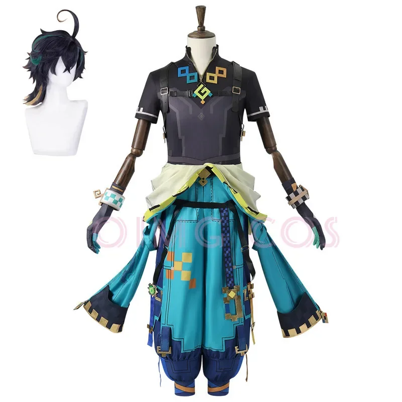

Genshin Impact Kinich Cosplay Costume Adult Carnival Uniform Anime Halloween Party Masquerade Costumes Women Game