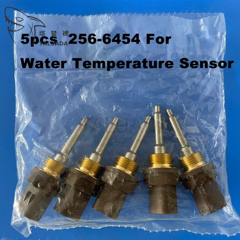 5PCS Water Temperature Sensor 256-6454 For 312 320D 323D2 325 326D2 330D2 336 Excavator C4.4 C7 C9 Engine Temperature Switch