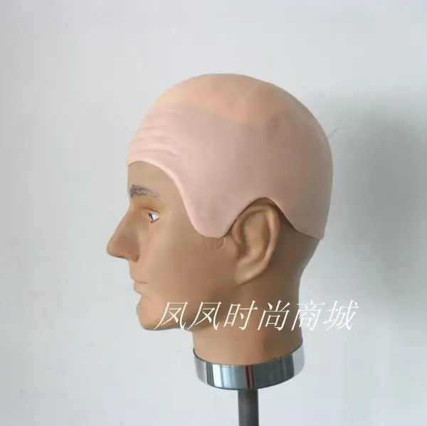 ハロウィン小道具ハゲ僧侶ソフト接着剤面白い面白いフードソフト接着剤おもちゃ帽子ドラッグパーティー無毛偽帽子