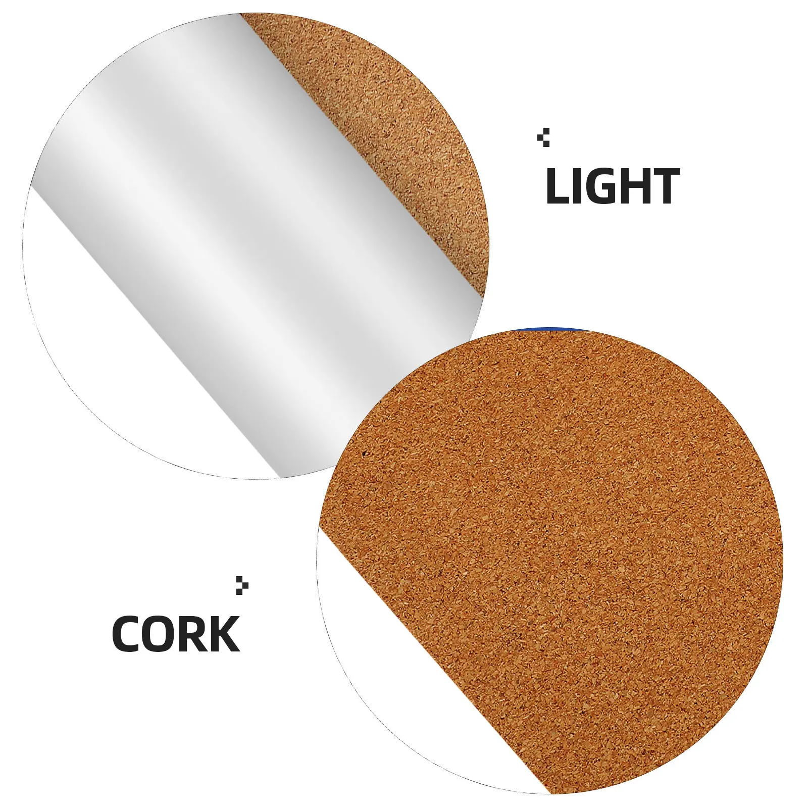 2 Rolls Self Adhesive Cork Sheet Roll Peel Stick Bulletin Board Notice Cork Panel for Wall DIY Crafts Office School