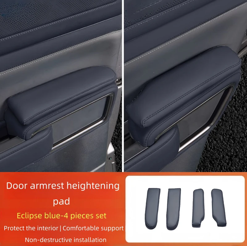 Fit for BYD Leopard 5 2025 Modified Auto Door Armrest Leather Protection Pad Car Upgrade Parts Car Door Armrest Heightening Pad