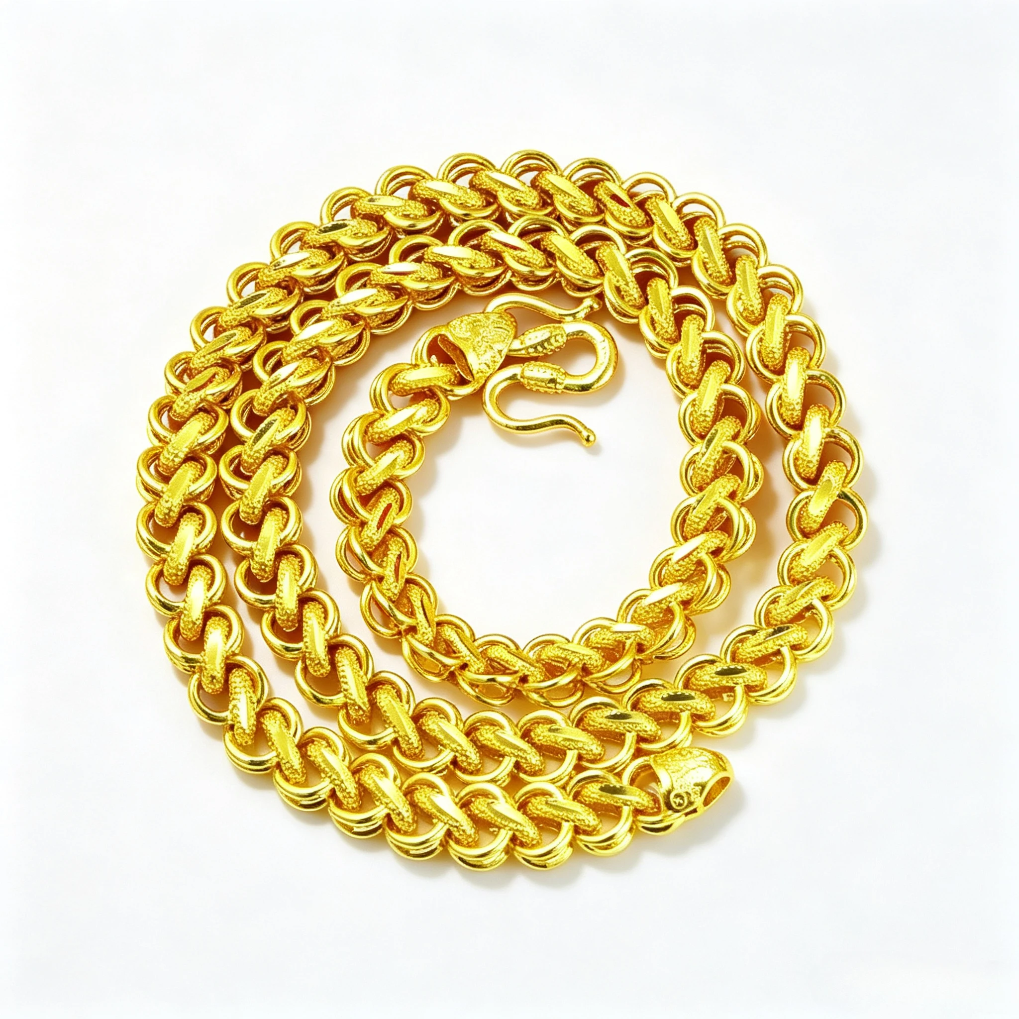 9999  Gold Shop Presents  Necklaces, Men's and Women's Models, Fortune - filled Boss Chains  birthday gift
