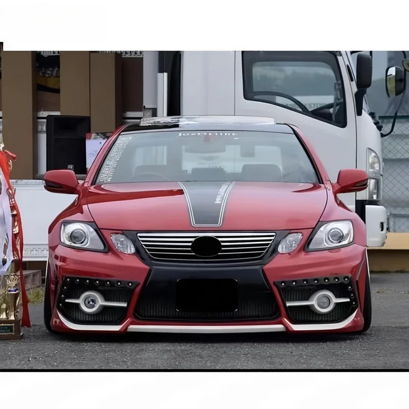 Fiberglass Body Kit Front Rear Bumper Skirts Fit GS300 GS350 GS430 GS450H GRS190 2004-2011 Exterior Mod Parts
