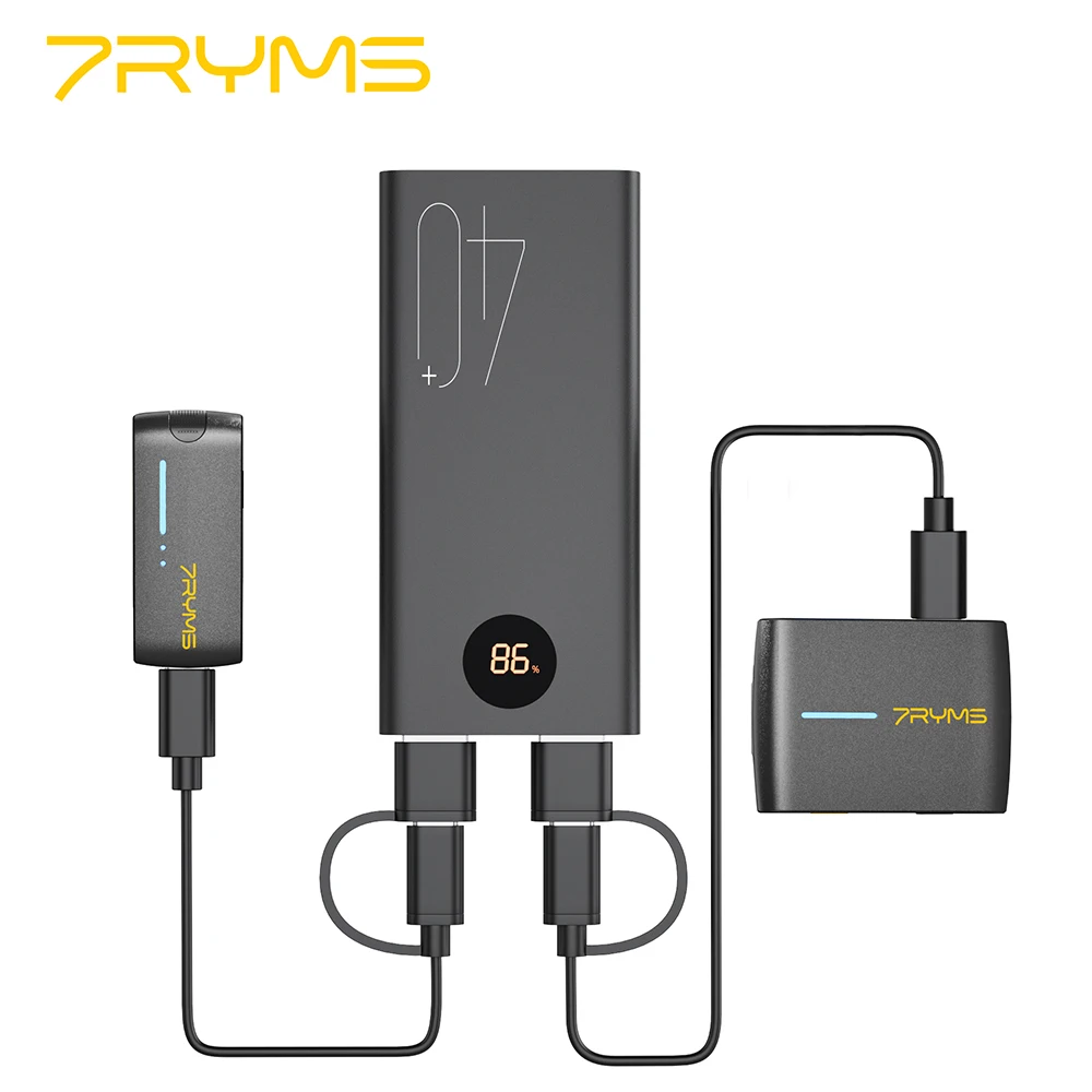 Imagem -06 - Quatro Canais Mini Microfone sem Fio Suporta Gravação Multi-pessoa 7ryms Dw40