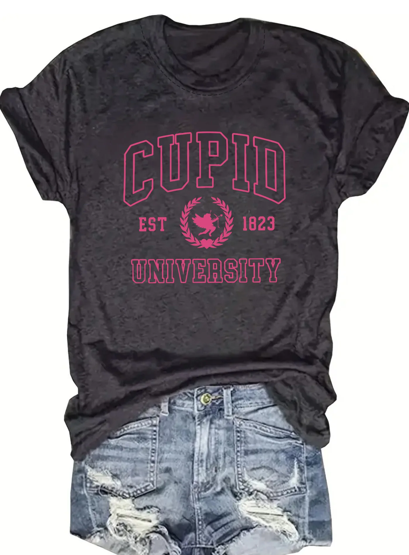 

Spring and Summer Christmas Printed T-shirt, Casual Short Sleeve Round Neck T-shirt, Fashion Women's Clothing